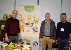 Karl van der Plaetse van Adya Bio en Walter Lenaerts en Jan de Clerq van Deor Foods.